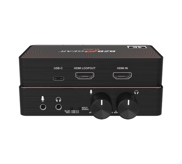USB-C 4K60 Video Capture Card Box with Scaler/HDMI 2.0 Loop Out/Audio/HDR10 to SDR Conversion Support