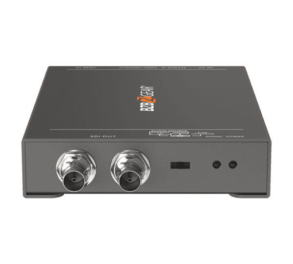 4K UHD HDMI 2.0 to 12G-SDI Converter with HDMI Loop-out and Audio Embedder