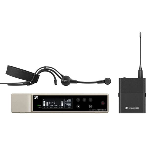 Digital wireless headmic set