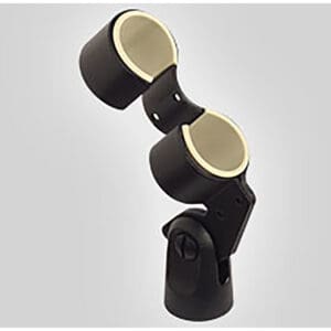 Dual Microphone Mount for 545 Series; SM57 and BETA 57A