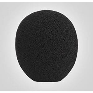 Black High Performance Ball Foam Windscreen for Microflex