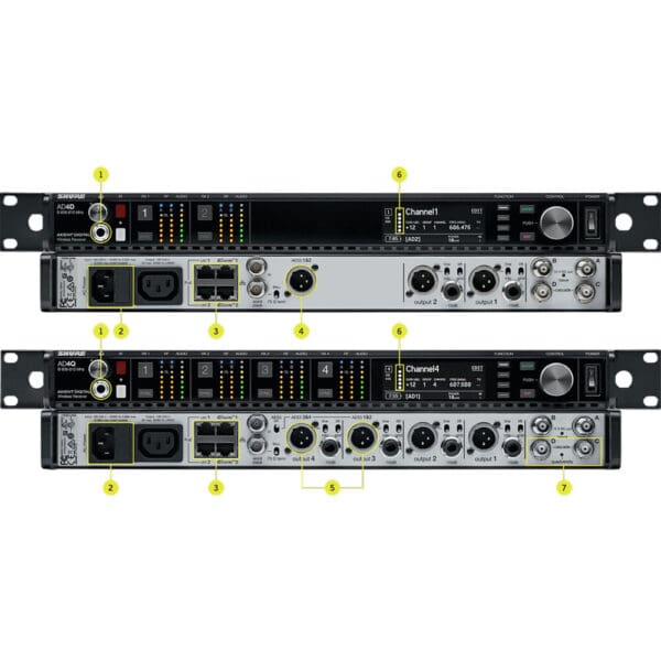 AD DUAL CH DC Rx L.PTS 470-636 MHz