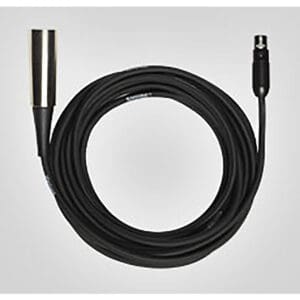 cable; 12 foot long; TA3F to m ale XLR for MX393