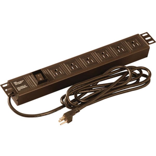Gator Rackworks Power Strip w/ 6-Outlet; UL; Rack Mounts Vertically