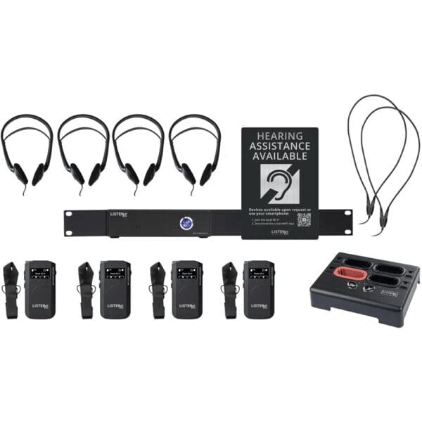 2 Channel Wi-Fi System with 4 receivers (Dante)