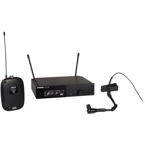 Combo System with SLXD1 Bodypack SLXD4 Receiver  and Beta 98H C Clip-on Gooseneck
