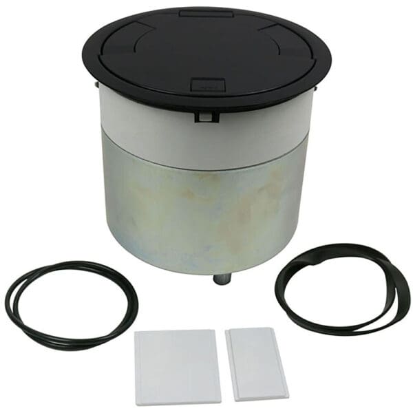 10-INCH UNWIRED RECESSED PT ASSY BLACK