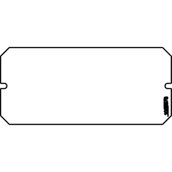 1 1/2-GANG BLANK PLATE