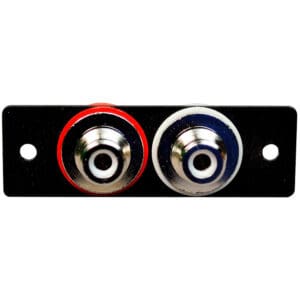 1P, BLACK TWO RCA F/BNC