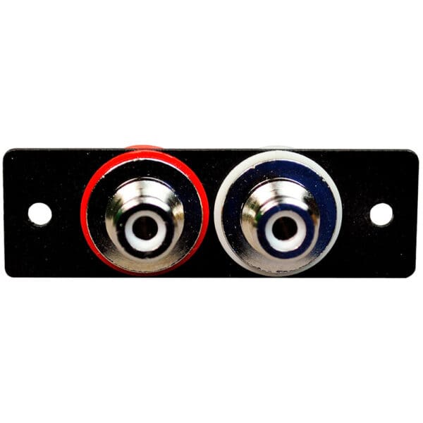 1P, BLACK TWO RCA F/BNC