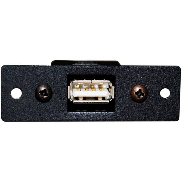 1P,BLACK,USB A-A F/F
