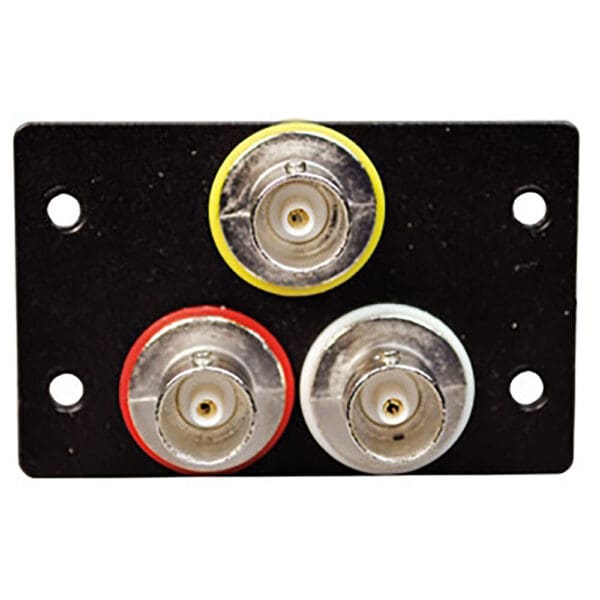 2P,BLACK,THREE BNC F/F