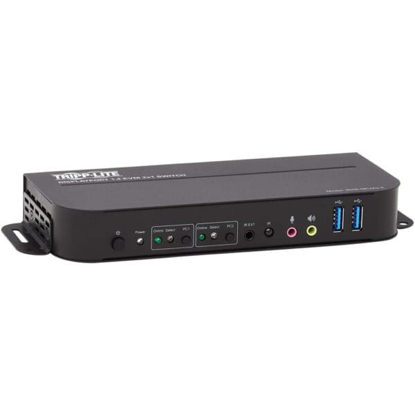2-Port DisplayPort/USB KVM Switch - 4K 60 Hz, HDR, HDCP 2.2, IR, DP 1.4