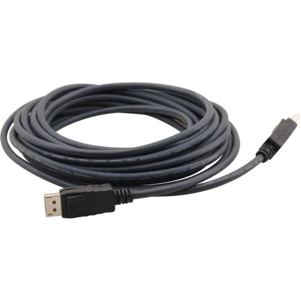 Flexible DisplayPort (M) to DisplayPort (M) Cable - 1'