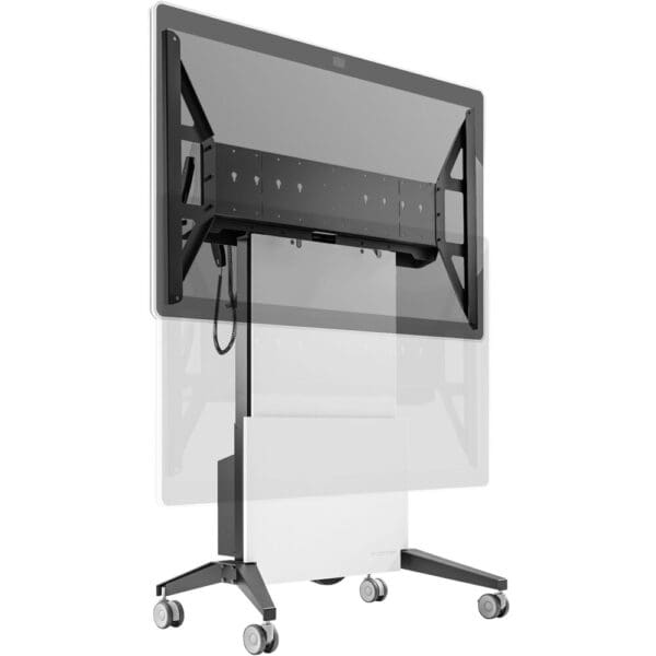 Electric Lift Mobile Stand for Cisco Webex 70, Very White