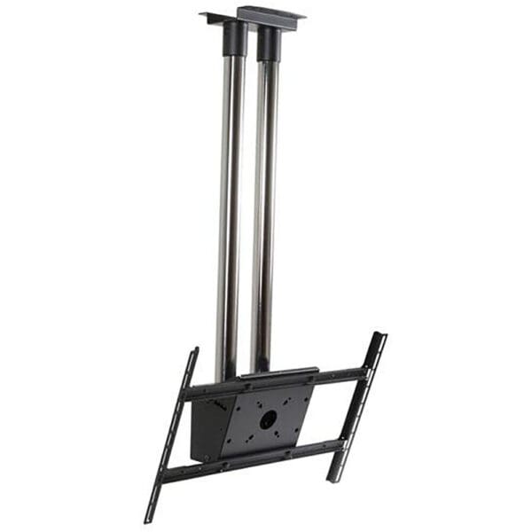 Ceiling Mount For 39" to 75" TV's w/1.5M (59") Black Poles
