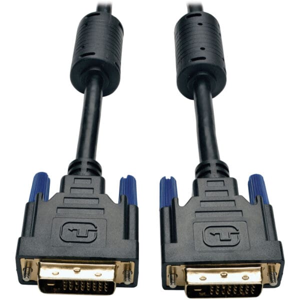 1ft DVI Dual Link TMDS Cable Molded Shielded DVI-D M/M 1'