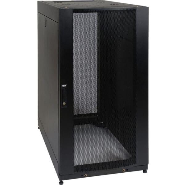 25U Rack Enclosure Server Cabinet with Doors & Sides 3000lb Capacity