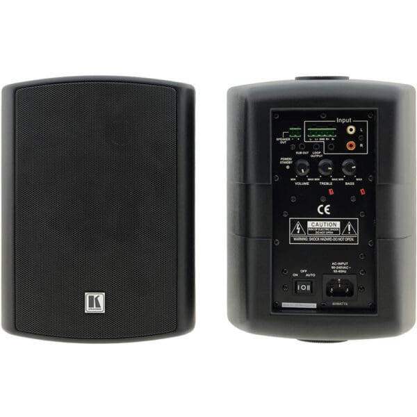 5.25" On-Wall 2-Way Powered Speakers. Replaces SPK-WA511 - Black