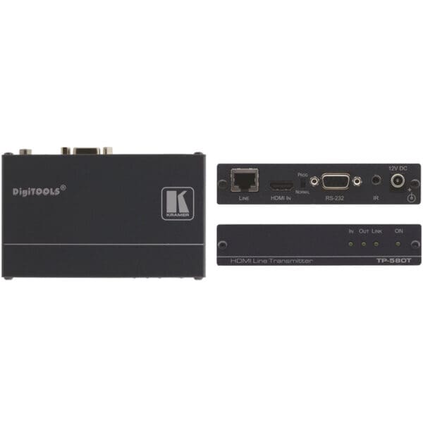 HDMI, Bidirectional RS232 & IR over HDBaseT Twisted Pair Transmitter