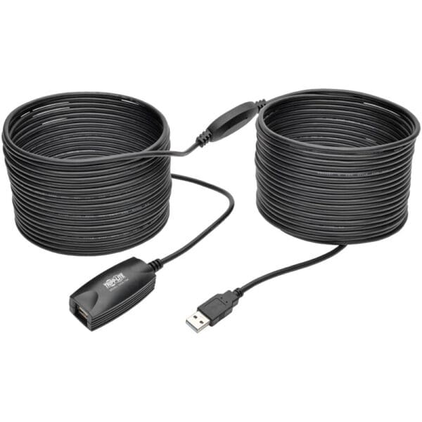 15M USB 2.0 Hi-Speed Active Extension Repeater Cable USB-A M/F