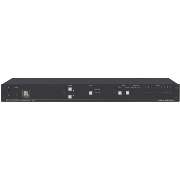 2x1:8 4K UHD HDMI and HDBaseT Distribution Amplifier