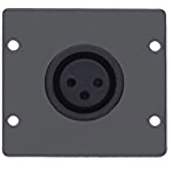 XLR (F) to Solder Cups - Black