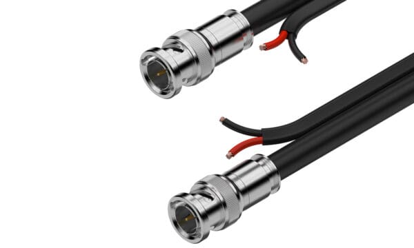1080P FHD 200ft 75-ohm Premade Shielded SDI with DC Siamese Cable