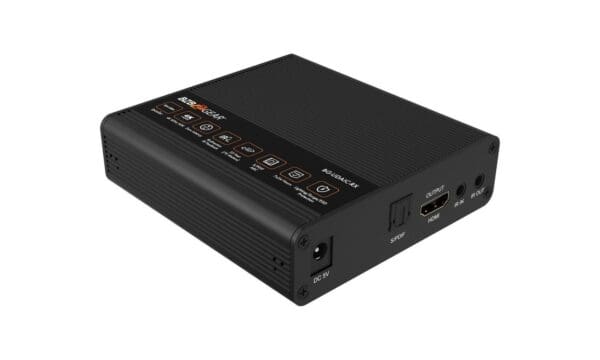 1x4 4K UHD HDMI Splitter/Distribution Amplifier Kit with 4 Receivers and IR/RS-232/Audio De-embedding up to 230ft over Category Cable - Image 9