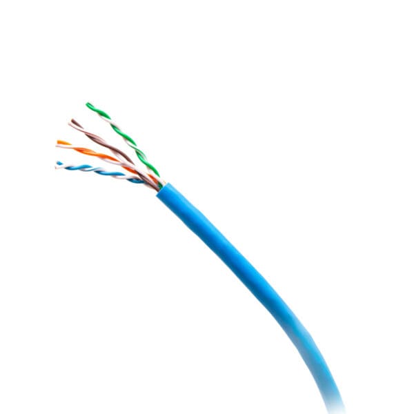 1000ft (304.8m) TAA-Compliant Cat5e Bulk Unshielded (UTP) Ethernet Network Cable with Stranded Conductors In-Wall CM-Rated - Blue