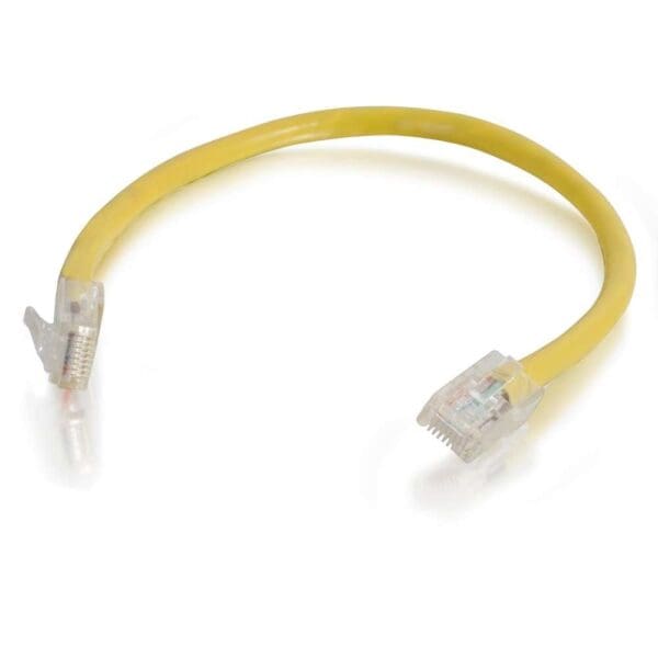 35ft Cat5e Non-Booted Unshielded UTP Ethernet Network Patch Cable - Yellow - LIMITED AVAILABLITY