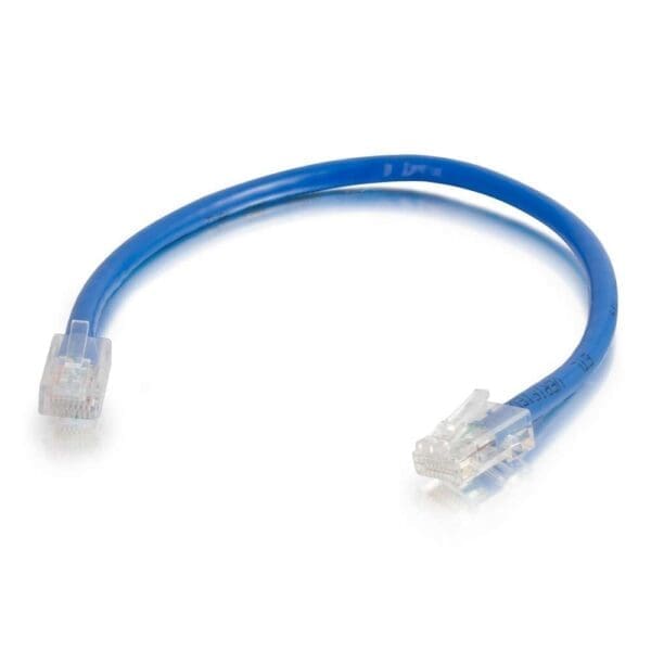 100ft Cat6 Non-Booted Unshielded UTP Ethernet Network Patch Cable - Blue