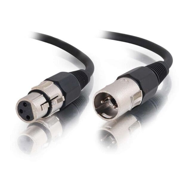 1.5ft Pro-Audio XLR Male to XLR Female Cable