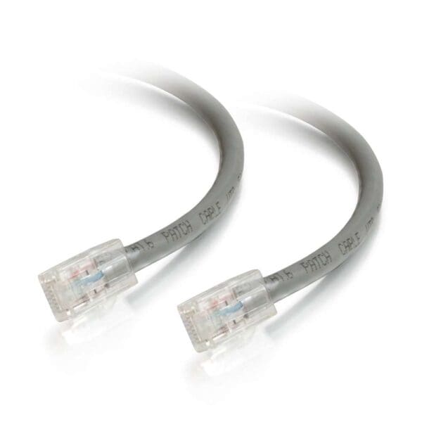 10ft Cat6 Non-Booted Unshielded UTP Ethernet Network Patch Cable - Gray
