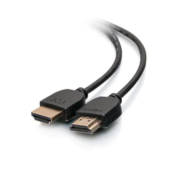 2ft (0.6m) C2G Plus Series Slim Flexible HDMI™ Cable with Low Profile Connectors - 4K 60Hz