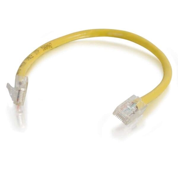 10ft Cat6 Non-Booted Unshielded UTP Ethernet Network Patch Cable - Yellow