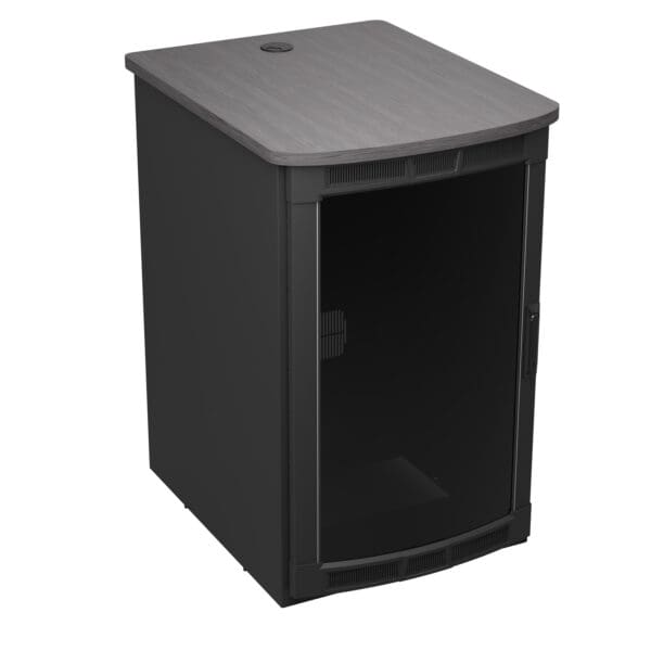 BGR-25SA32MDK-A3 Rolling Presentation Rack with Asian Night Top