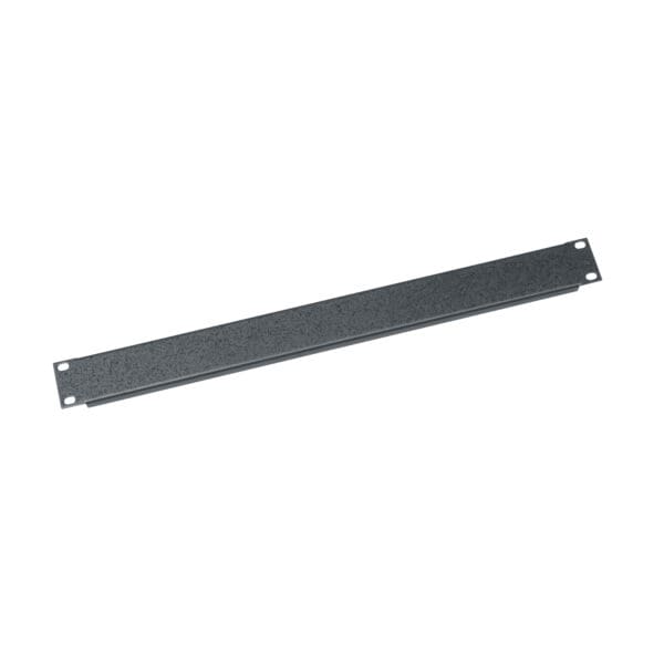 1 RU Flanged Blank Rack Panel, Textured - 12 Piece Contractor Pack