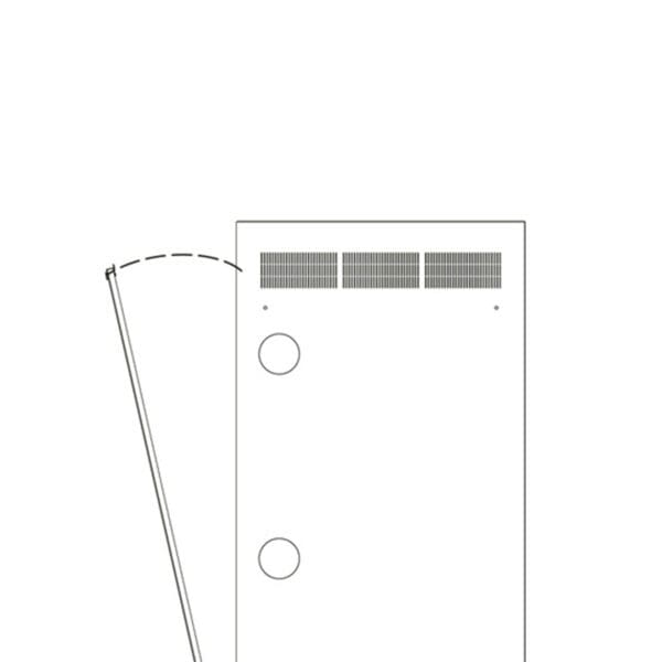 44 RU Rear Access Panel for WR Racks
