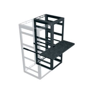 18 Inch Deep Writing Shelf For 31 Inch Deep Racks, 3 Bay