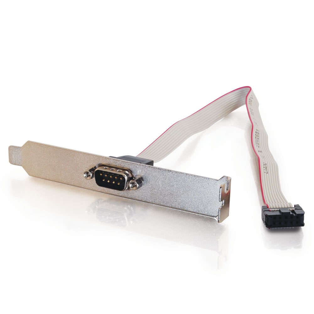 Here's an alt tag for the image: `Serial port adapter cable`