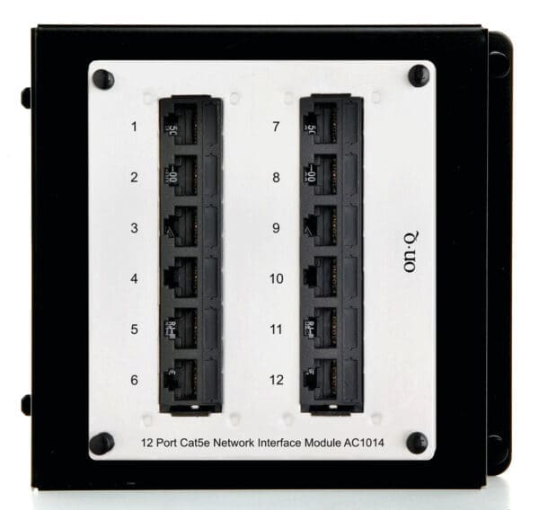 12-Port Cat5e Network Interface Module