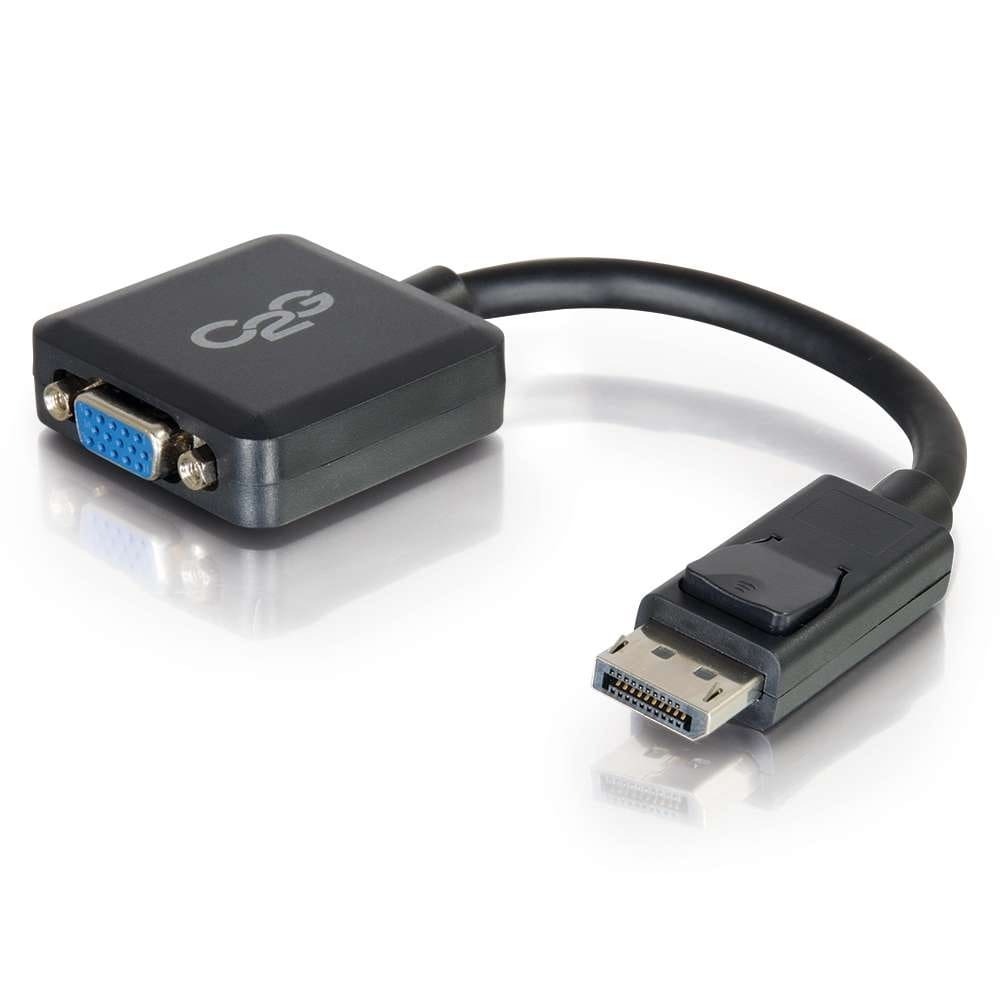 DisplayPort to VGA adapter cable.