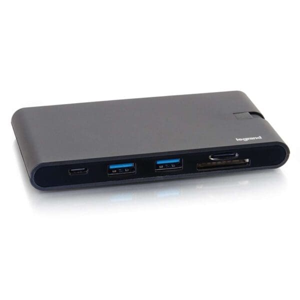 USB-C 9-in-1 Compact Dock with 4K HDMI, VGA, Ethernet, USB, SD Card Reader and Power Delivery