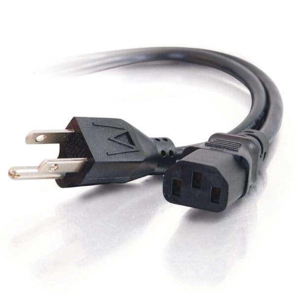 10ft 18 AWG Universal Power Cord (NEMA 5-15P to IEC320C13)