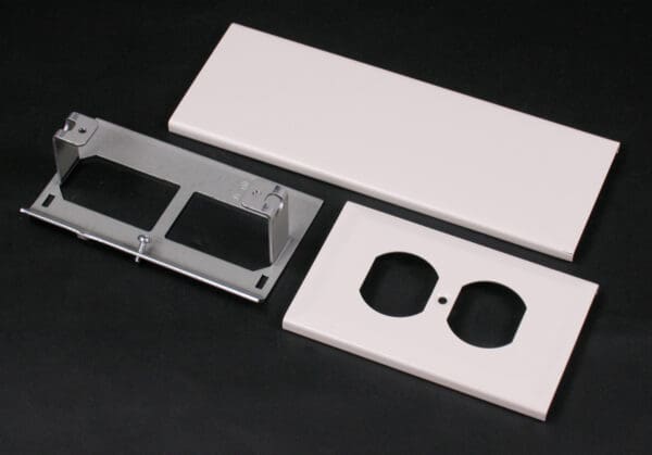 30TP-B-WH Duplex Receptacle Device Cover in White
