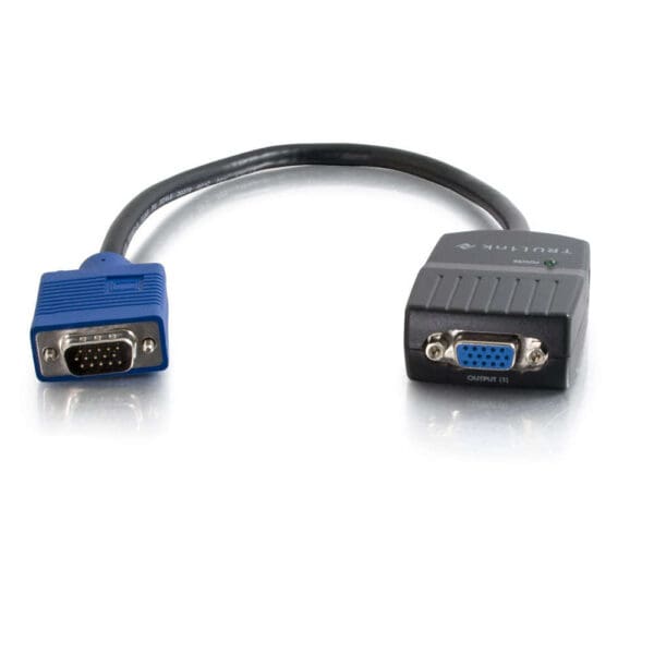 11 Inch 2-Port VGA Monitor Splitter Cable - LIMITED AVAILABLITY