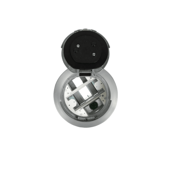 6AT2AA 6 inch Unwired Flush Style Assembly in Brushed Aluminum