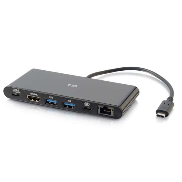 USB-C® 6-in-1 Mini Dock with HDMI®, Ethernet, USB and Power Delivery up to 60W - 4K 30Hz