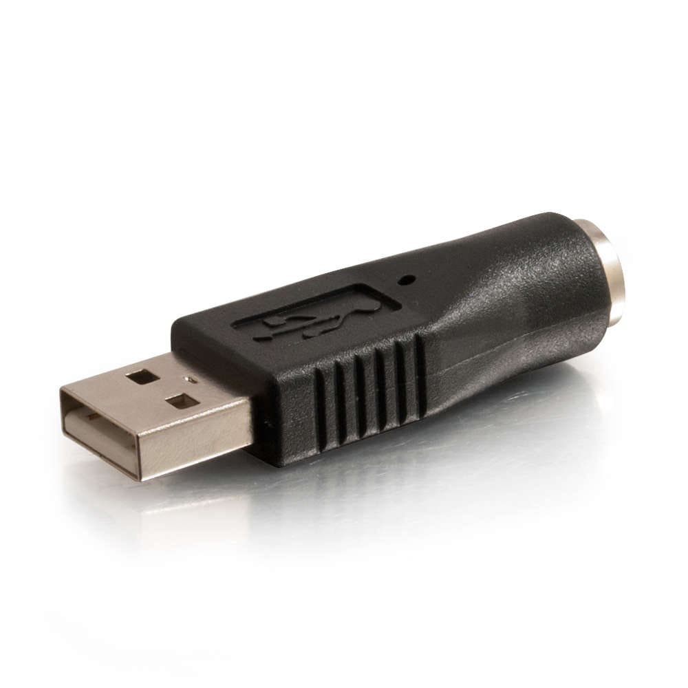 USB to mini-DIN adapter cable.
